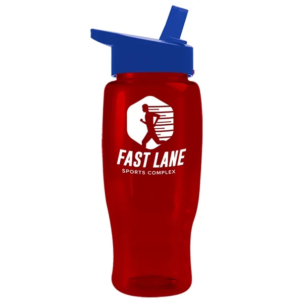 Garyline® Poly+ Recycled Bottle with Flip-Straw Lid - 27 oz.... from ASI 40480 Koozie Group
