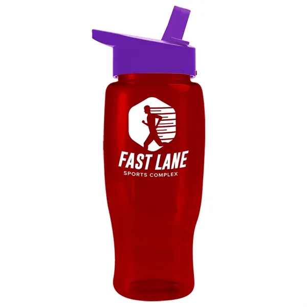 Garyline® Poly+ Recycled Bottle with Flip-Straw Lid - 27 oz.... from ASI 40480 Koozie Group
