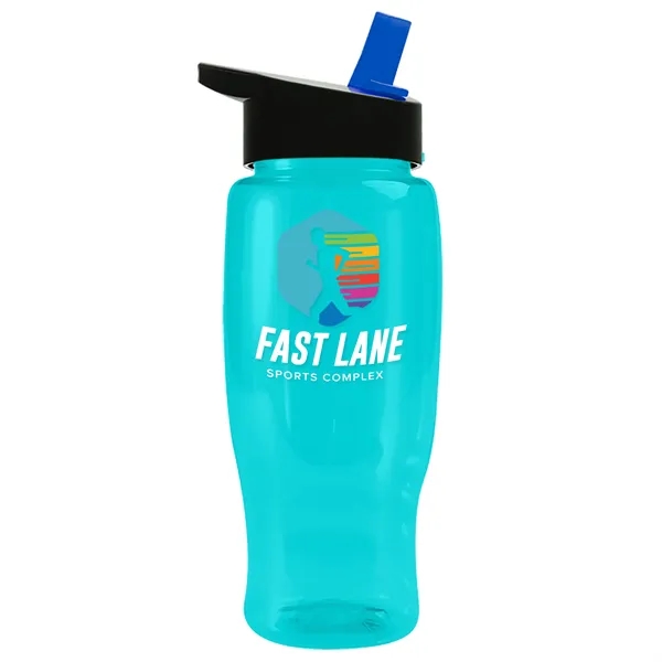 Garyline® Poly+ Recycled Bottle with Flip-Straw Lid - 27 oz.... from ASI 40480 Koozie Group