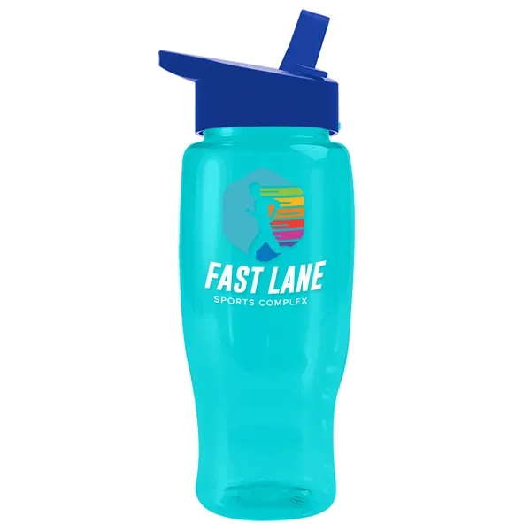 Garyline® Poly+ Recycled Bottle with Flip-Straw Lid - 27 oz.... from ASI 40480 Koozie Group