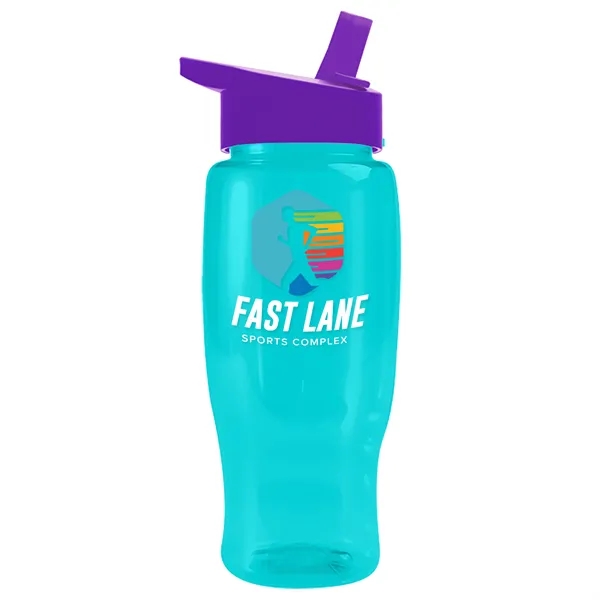 Garyline® Poly+ Recycled Bottle with Flip-Straw Lid - 27 oz.... from ASI 40480 Koozie Group