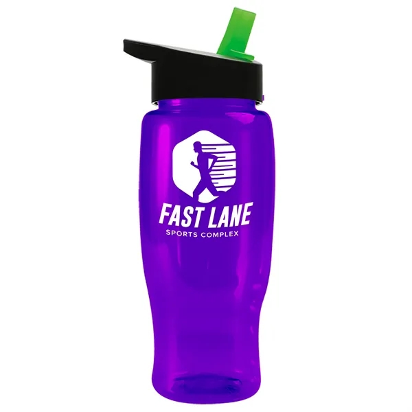 Garyline® Poly+ Recycled Bottle with Flip-Straw Lid - 27 oz.... from ASI 40480 Koozie Group