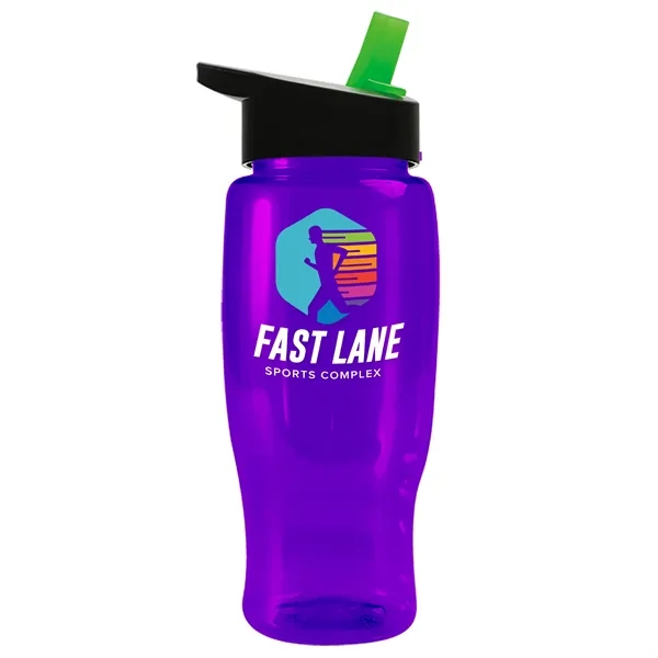 Garyline® Poly+ Recycled Bottle with Flip-Straw Lid - 27 oz.... from ASI 40480 Koozie Group