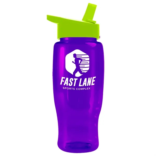 Garyline® Poly+ Recycled Bottle with Flip-Straw Lid - 27 oz.... from ASI 40480 Koozie Group