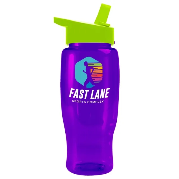 Garyline® Poly+ Recycled Bottle with Flip-Straw Lid - 27 oz.... from ASI 40480 Koozie Group