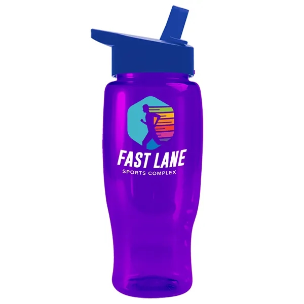 Garyline® Poly+ Recycled Bottle with Flip-Straw Lid - 27 oz.... from ASI 40480 Koozie Group