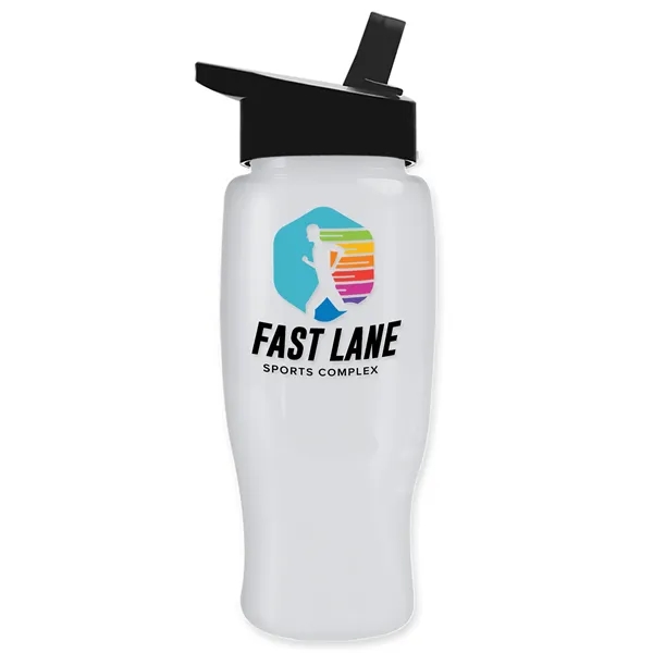 Garyline® Poly+ Recycled Bottle with Flip-Straw Lid - 27 oz.... from ASI 40480 Koozie Group