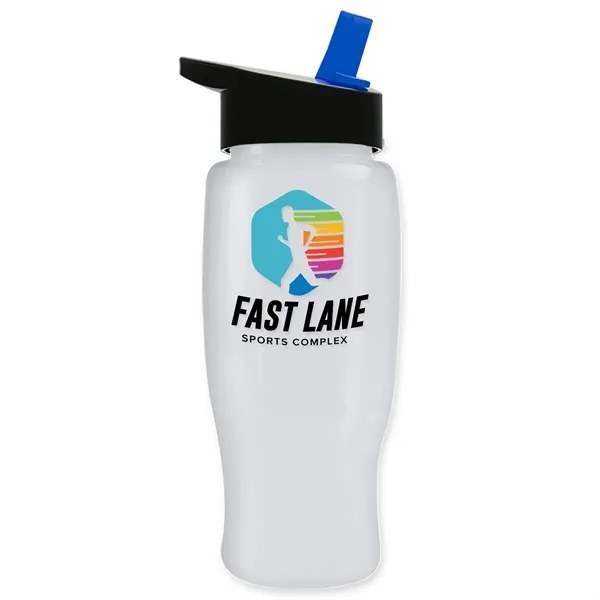 Garyline® Poly+ Recycled Bottle with Flip-Straw Lid - 27 oz.... from ASI 40480 Koozie Group