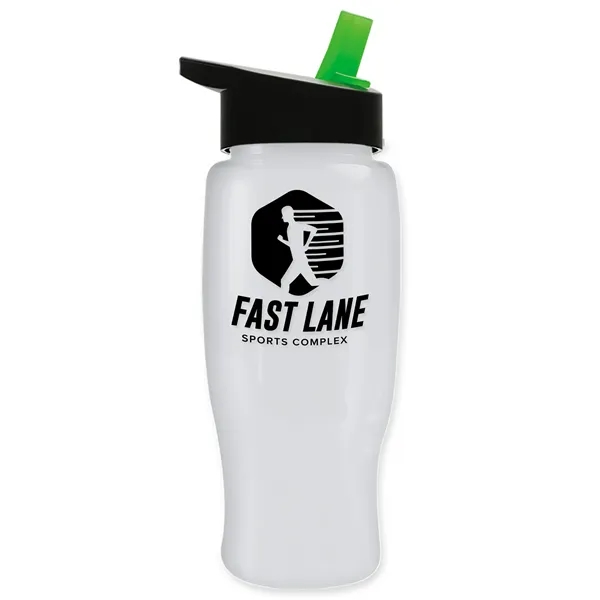 Garyline® Poly+ Recycled Bottle with Flip-Straw Lid - 27 oz.... from ASI 40480 Koozie Group