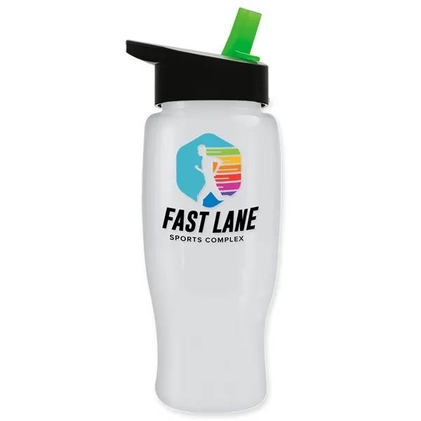 Garyline® Poly+ Recycled Bottle with Flip-Straw Lid - 27 oz.... from ASI 40480 Koozie Group