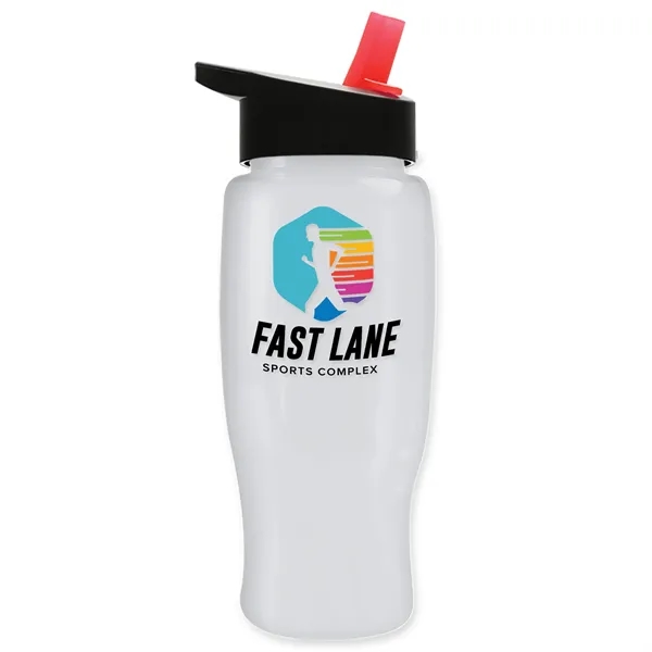 Garyline® Poly+ Recycled Bottle with Flip-Straw Lid - 27 oz.... from ASI 40480 Koozie Group