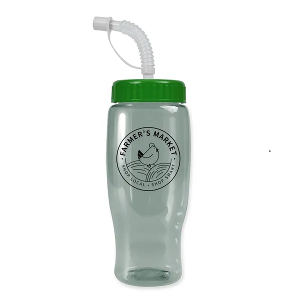 Garyline® Poly+ Recycled Bottle with Straw Lid - 27 oz.... from ASI 40480 Koozie Group