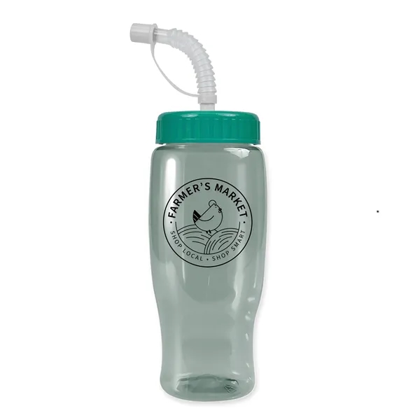 Garyline® Poly+ Recycled Bottle with Straw Lid - 27 oz.... from ASI 40480 Koozie Group