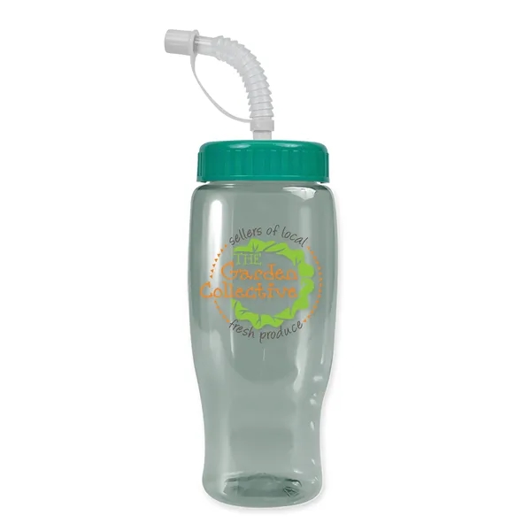 Garyline® Poly+ Recycled Bottle with Straw Lid - 27 oz.... from ASI 40480 Koozie Group