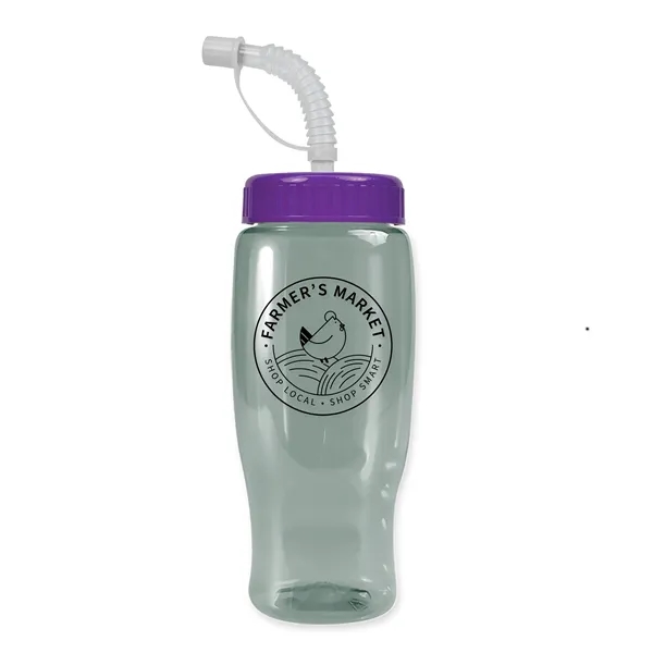 Garyline® Poly+ Recycled Bottle with Straw Lid - 27 oz.... from ASI 40480 Koozie Group