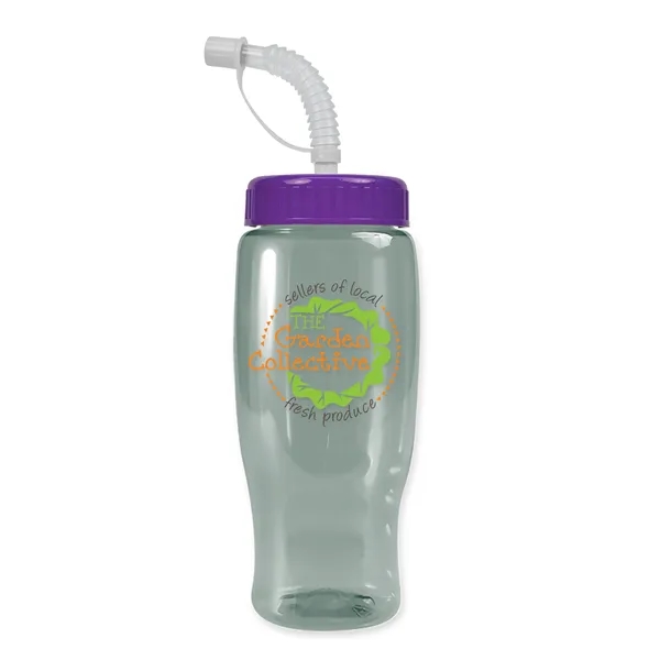 Garyline® Poly+ Recycled Bottle with Straw Lid - 27 oz.... from ASI 40480 Koozie Group