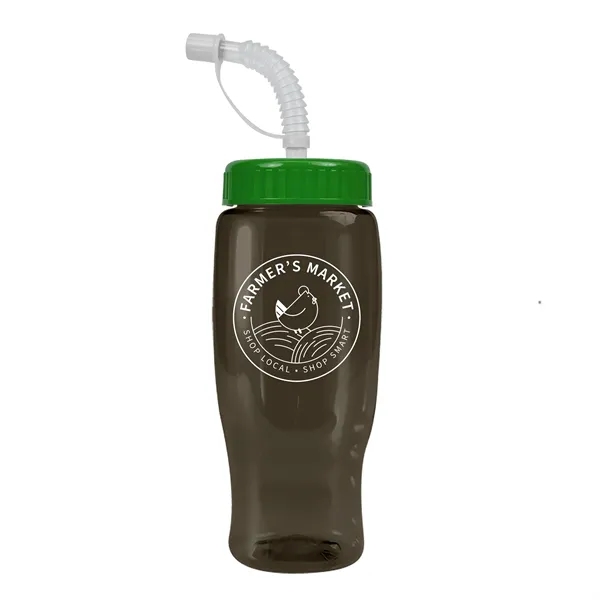 Garyline® Poly+ Recycled Bottle with Straw Lid - 27 oz.... from ASI 40480 Koozie Group