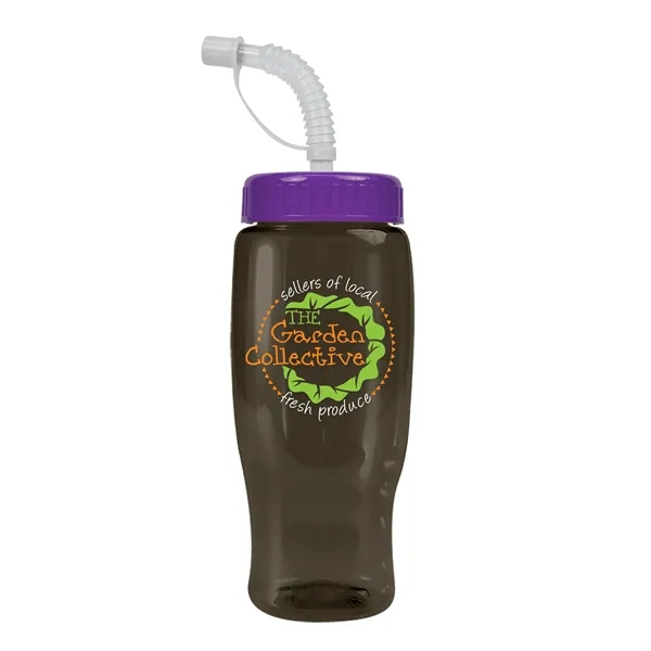 Garyline® Poly+ Recycled Bottle with Straw Lid - 27 oz.... from ASI 40480 Koozie Group
