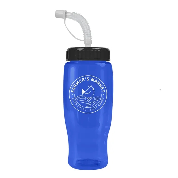 Garyline® Poly+ Recycled Bottle with Straw Lid - 27 oz.... from ASI 40480 Koozie Group