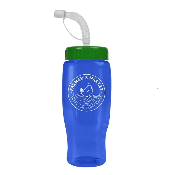 Garyline® Poly+ Recycled Bottle with Straw Lid - 27 oz.... from ASI 40480 Koozie Group