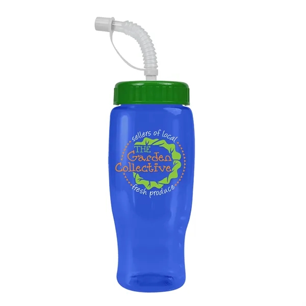 Garyline® Poly+ Recycled Bottle with Straw Lid - 27 oz.... from ASI 40480 Koozie Group