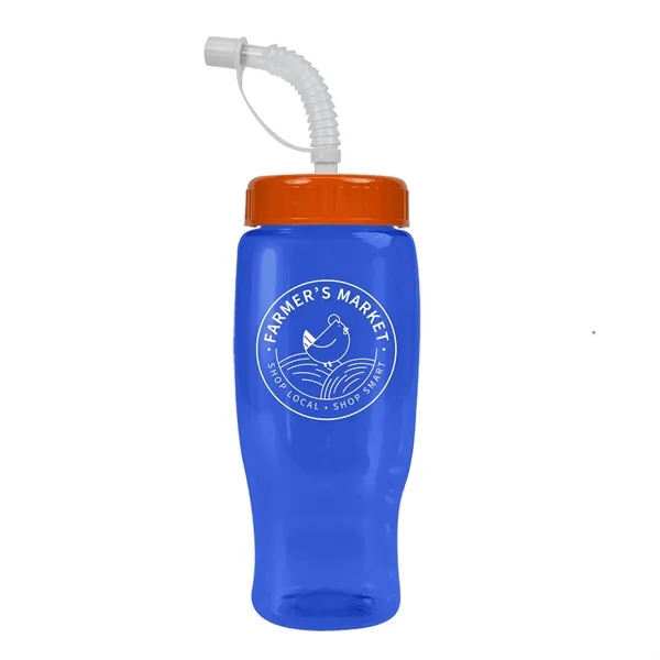 Garyline® Poly+ Recycled Bottle with Straw Lid - 27 oz.... from ASI 40480 Koozie Group