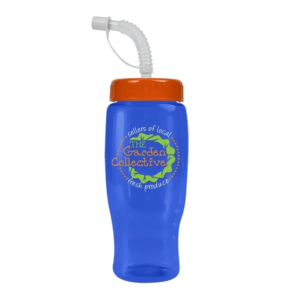 Garyline® Poly+ Recycled Bottle with Straw Lid - 27 oz.... from ASI 40480 Koozie Group