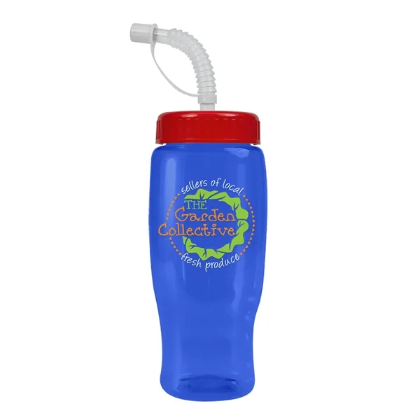 Garyline® Poly+ Recycled Bottle with Straw Lid - 27 oz.... from ASI 40480 Koozie Group