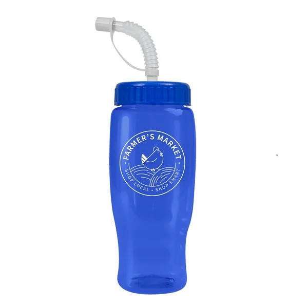 Garyline® Poly+ Recycled Bottle with Straw Lid - 27 oz.... from ASI 40480 Koozie Group