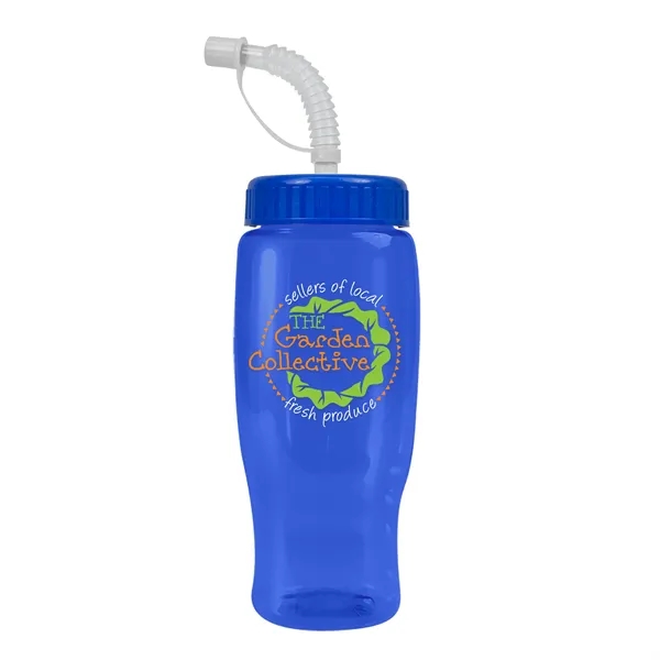 Garyline® Poly+ Recycled Bottle with Straw Lid - 27 oz.... from ASI 40480 Koozie Group