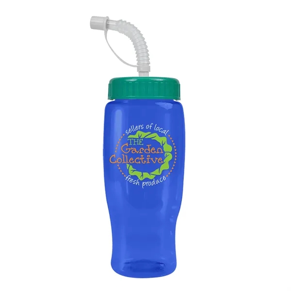 Garyline® Poly+ Recycled Bottle with Straw Lid - 27 oz.... from ASI 40480 Koozie Group