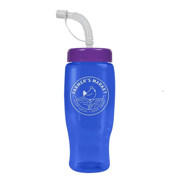 Garyline® Poly+ Recycled Bottle with Straw Lid - 27 oz.... from ASI 40480 Koozie Group