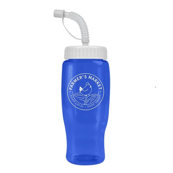 Garyline® Poly+ Recycled Bottle with Straw Lid - 27 oz.... from ASI 40480 Koozie Group