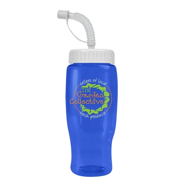 Garyline® Poly+ Recycled Bottle with Straw Lid - 27 oz.... from ASI 40480 Koozie Group