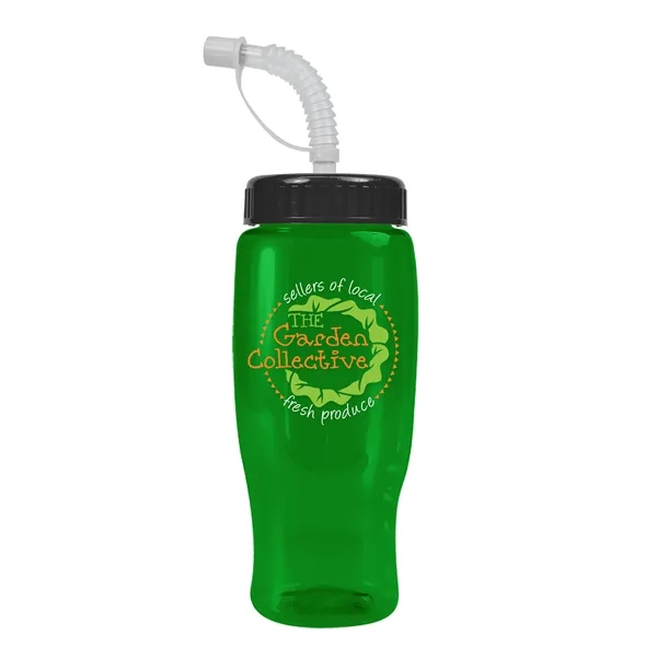 Garyline® Poly+ Recycled Bottle with Straw Lid - 27 oz.... from ASI 40480 Koozie Group