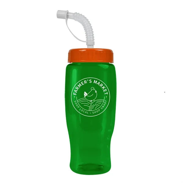 Garyline® Poly+ Recycled Bottle with Straw Lid - 27 oz.... from ASI 40480 Koozie Group