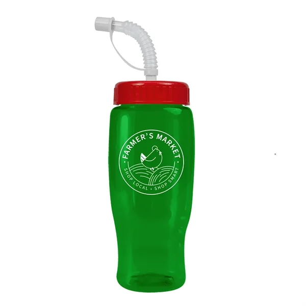 Garyline® Poly+ Recycled Bottle with Straw Lid - 27 oz.... from ASI 40480 Koozie Group