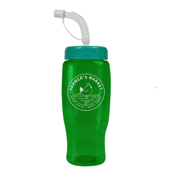 Garyline® Poly+ Recycled Bottle with Straw Lid - 27 oz.... from ASI 40480 Koozie Group