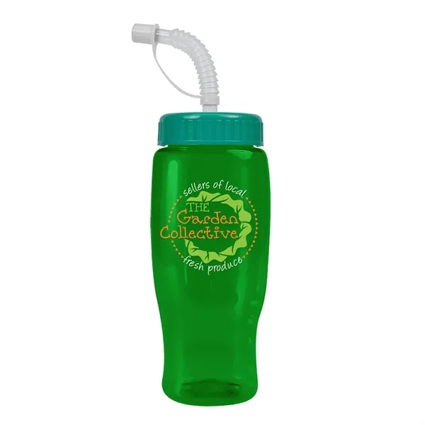 Garyline® Poly+ Recycled Bottle with Straw Lid - 27 oz.... from ASI 40480 Koozie Group