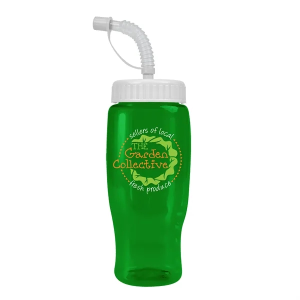 Garyline® Poly+ Recycled Bottle with Straw Lid - 27 oz.... from ASI 40480 Koozie Group