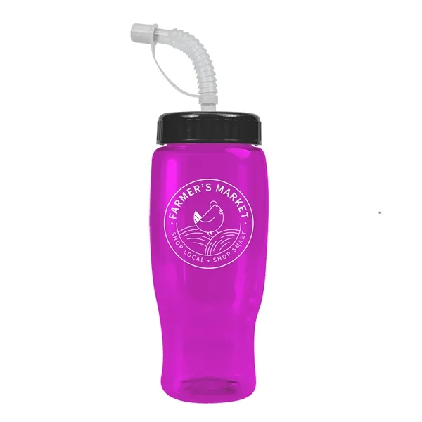 Garyline® Poly+ Recycled Bottle with Straw Lid - 27 oz.... from ASI 40480 Koozie Group