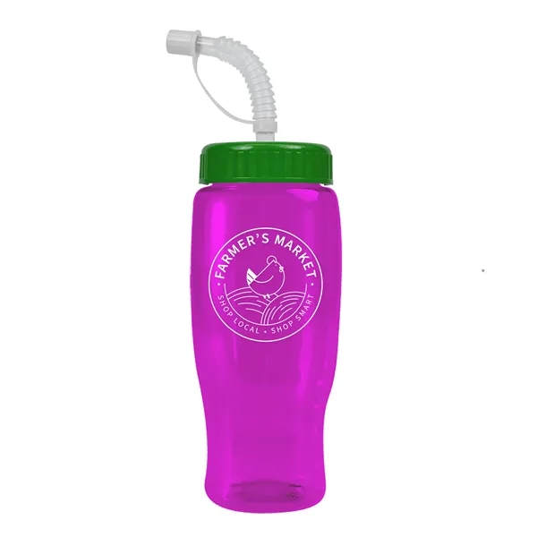 Garyline® Poly+ Recycled Bottle with Straw Lid - 27 oz.... from ASI 40480 Koozie Group