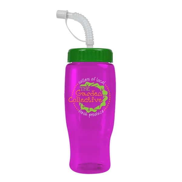 Garyline® Poly+ Recycled Bottle with Straw Lid - 27 oz.... from ASI 40480 Koozie Group