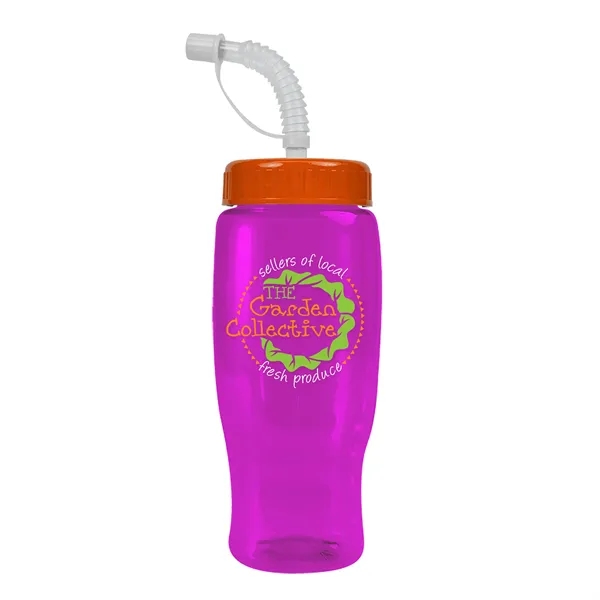 Garyline® Poly+ Recycled Bottle with Straw Lid - 27 oz.... from ASI 40480 Koozie Group
