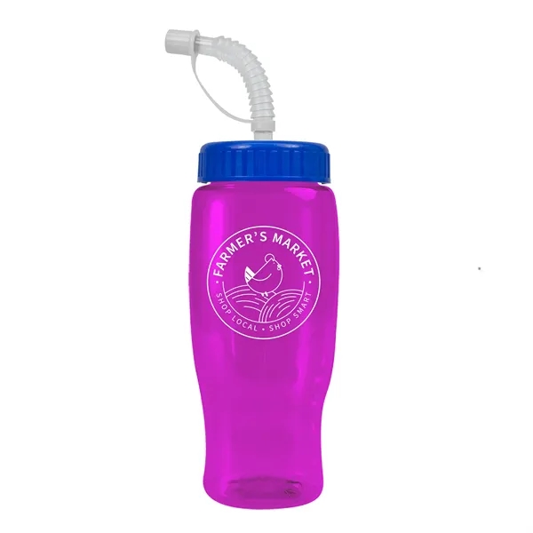 Garyline® Poly+ Recycled Bottle with Straw Lid - 27 oz.... from ASI 40480 Koozie Group