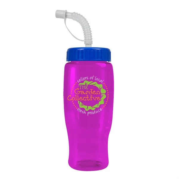 Garyline® Poly+ Recycled Bottle with Straw Lid - 27 oz.... from ASI 40480 Koozie Group