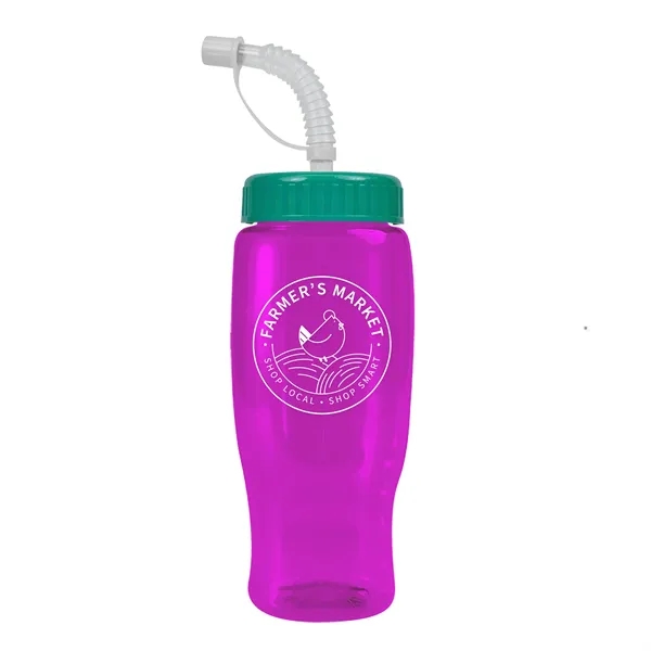 Garyline® Poly+ Recycled Bottle with Straw Lid - 27 oz.... from ASI 40480 Koozie Group