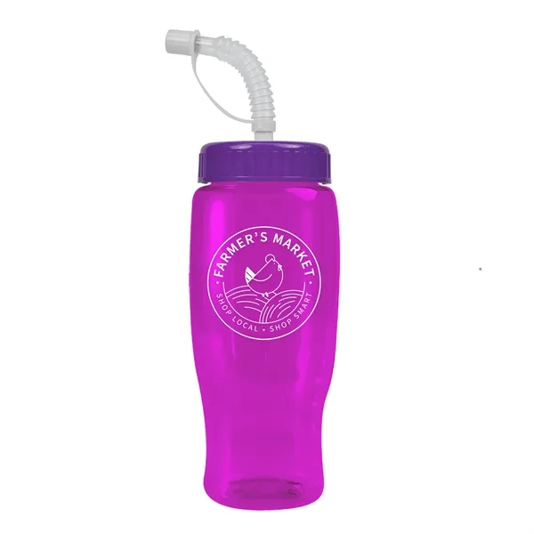 Garyline® Poly+ Recycled Bottle with Straw Lid - 27 oz.... from ASI 40480 Koozie Group