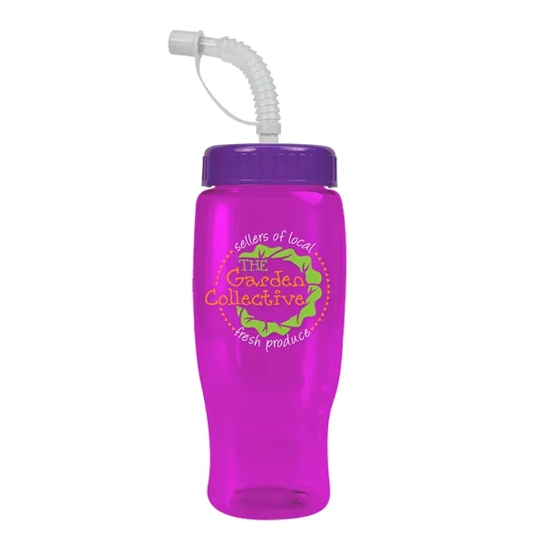 Garyline® Poly+ Recycled Bottle with Straw Lid - 27 oz.... from ASI 40480 Koozie Group