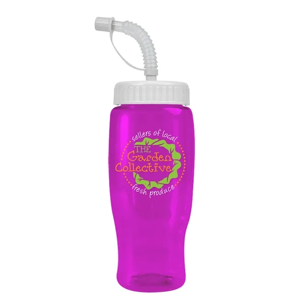 Garyline® Poly+ Recycled Bottle with Straw Lid - 27 oz.... from ASI 40480 Koozie Group